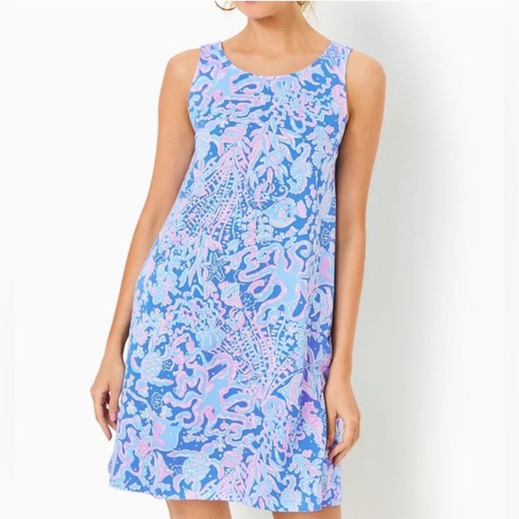 Lilly Pulitzer Dresses & Skirts - Lilly Pulitzer Kristen Swing Dress Boca Blue Sea What Size Small